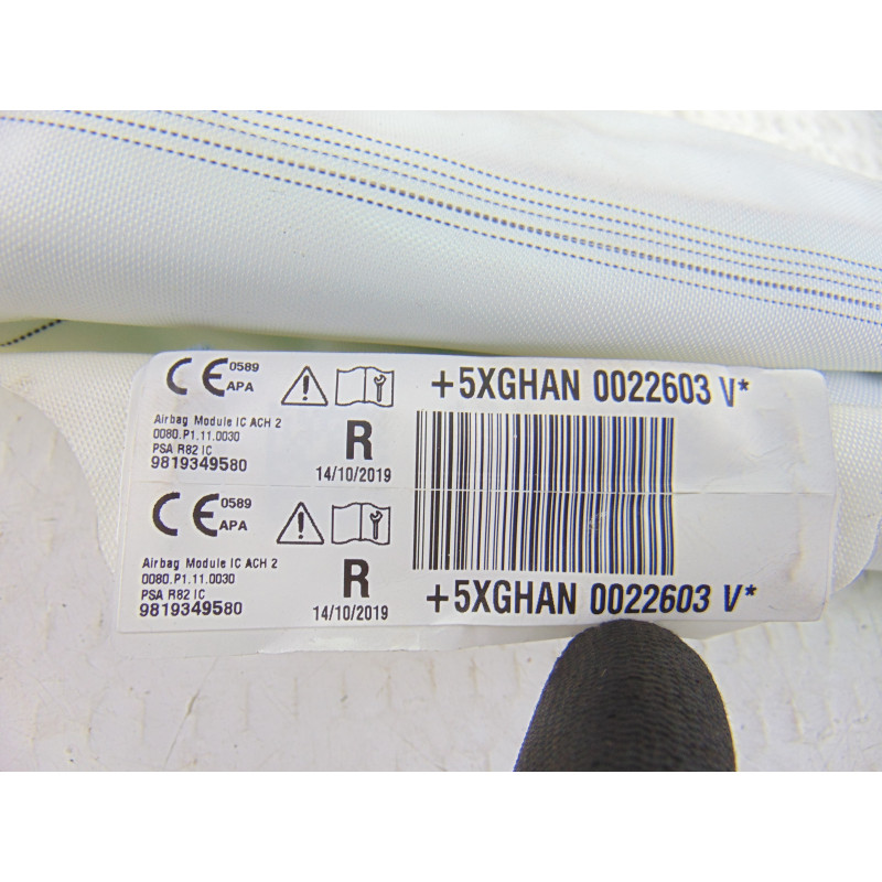 9819349580 AIRBAG CORTINA DELANTERO DERECHO PEUGEOT 508