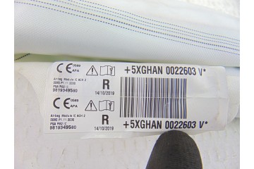 9819349580 AIRBAG CORTINA DELANTERO DERECHO PEUGEOT 508