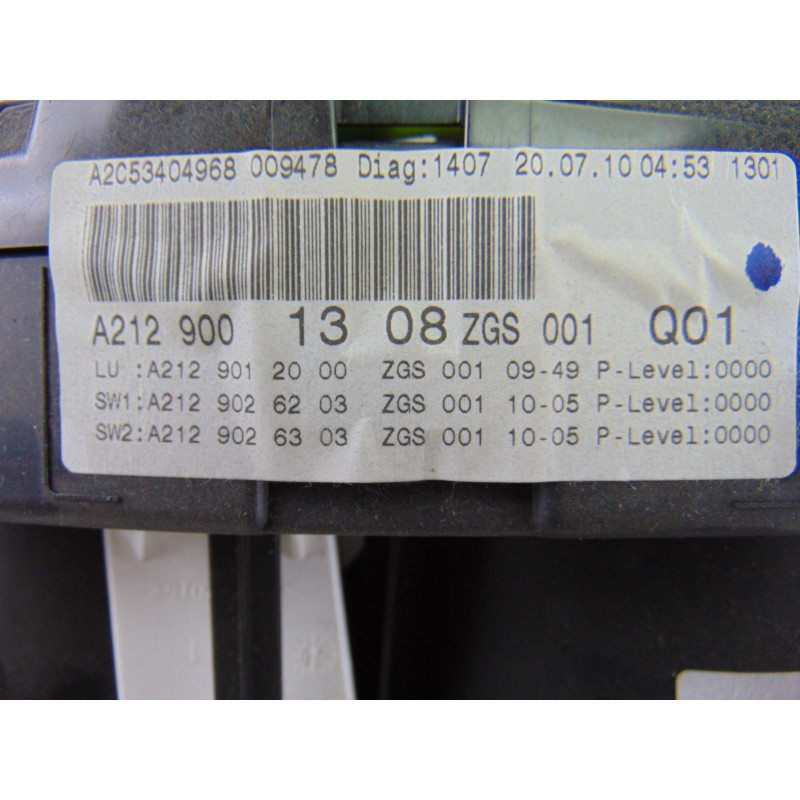 A2129001308 CUADRO INSTRUMENTOS MERCEDES-BENZ CLASE E (BM 212) LIM.