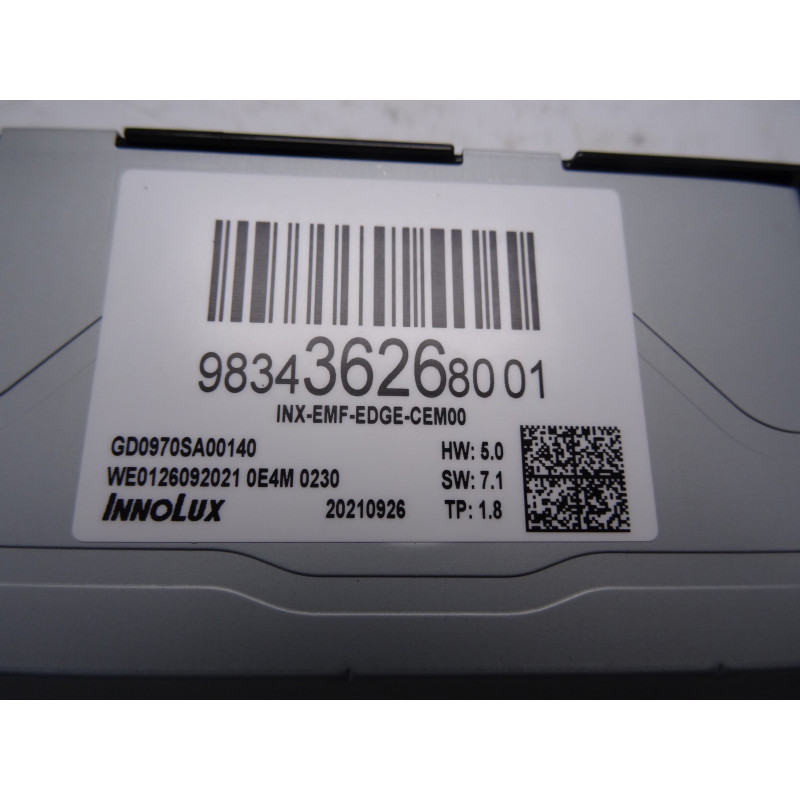 9834362680 PANTALLA MULTIFUNCION PEUGEOT 308 (P5)