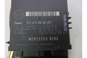 A2118000065  MOTOR CIERRE CENTRALIZADO PORTON MERCEDES-BENZ CLASE E (BM 211) FAMILIAR 280 T CDI 4-Matic (211.284) 2006 A21180000