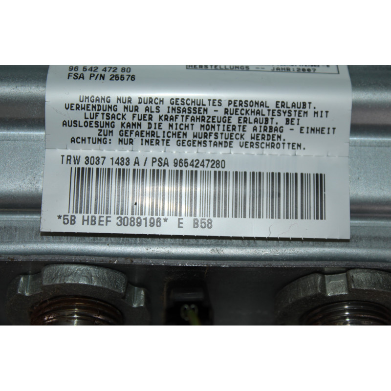  KIT AIRBAG CITROEN C4 PICASSO SX 2007 209417 CITROEN - 18