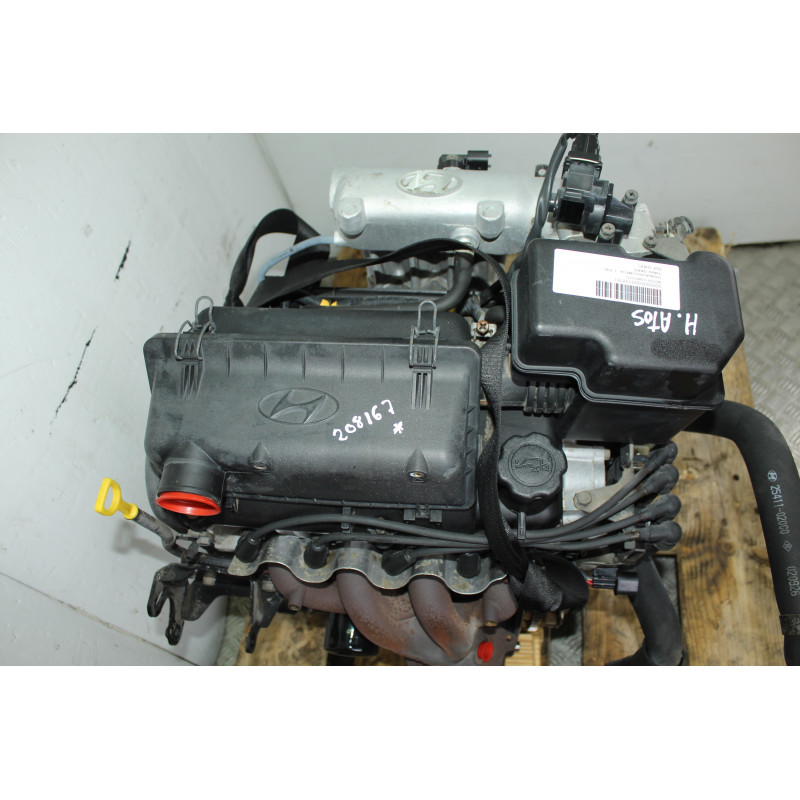 G4HC MOTOR COMPLETO HYUNDAI ATOS (MX) GL 2003 G4HC 208167 HYUNDAI - 3