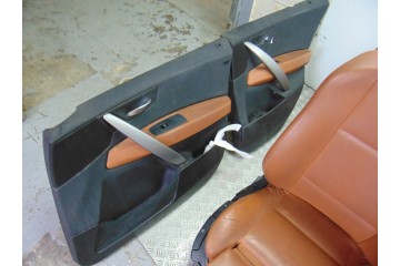 CUERO MARRON JUEGO ASIENTOS COMPLETO BMW SERIE X3 (E83) 2.0d 2005 CUERO MARRON 194770 BMW - 1
