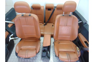 CUERO MARRON JUEGO ASIENTOS COMPLETO BMW SERIE X3 (E83) 2.0d 2005 CUERO MARRON 194770 BMW - 4