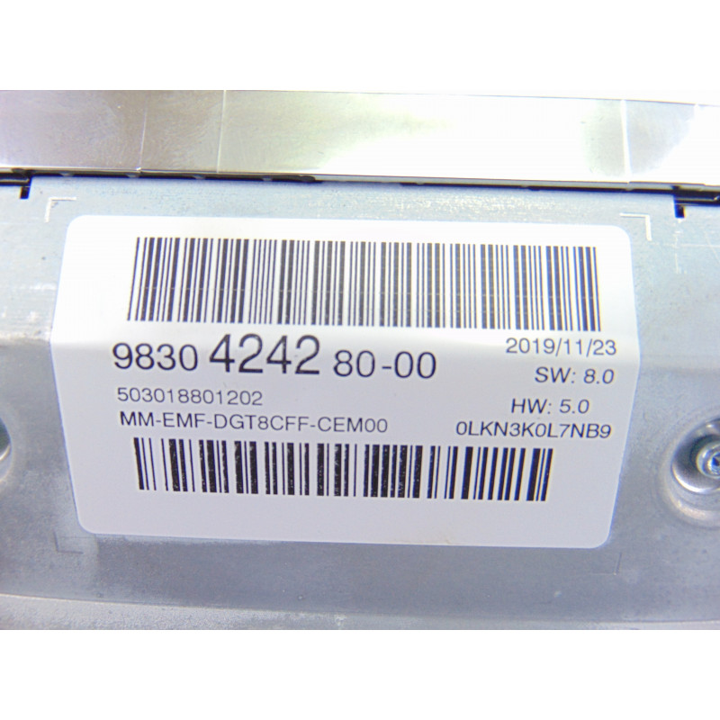 9830424280 PANTALLA MULTIFUNCION PEUGEOT 3008