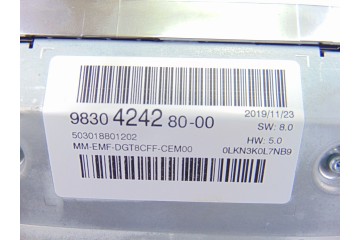 9830424280 PANTALLA MULTIFUNCION PEUGEOT 3008