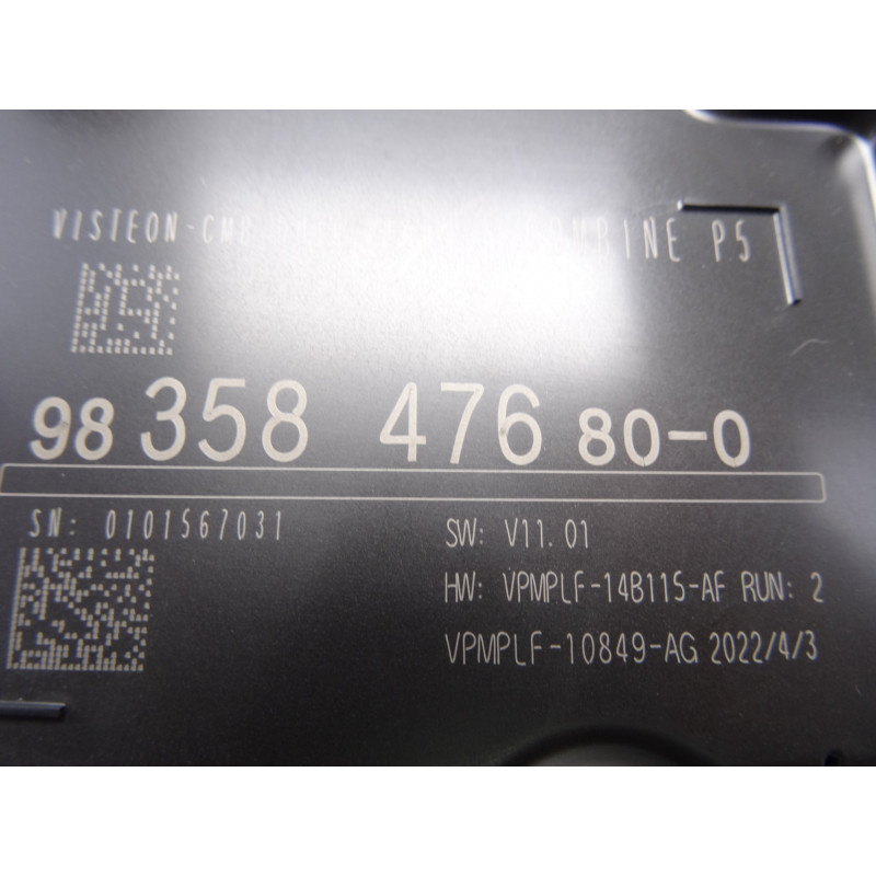 9835847680 CUADRO INSTRUMENTOS PEUGEOT 308 (P5) ACTIVE PACK 2022 9835847680 209029 PEUGEOT - 1