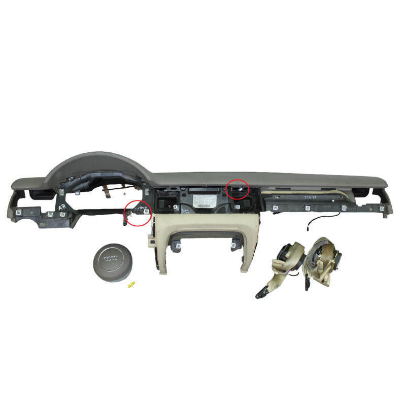  KIT AIRBAG AUDI A8 (4E) 3.0 TDI Quattro 2005 207011 AUDI - 8