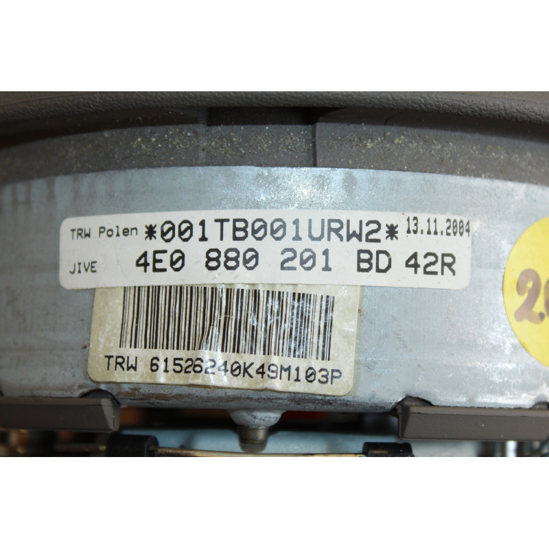  KIT AIRBAG AUDI A8 (4E) 3.0 TDI Quattro 2005 207011 AUDI - 12