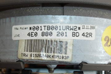  KIT AIRBAG AUDI A8 (4E) 3.0 TDI Quattro 2005 207011 AUDI - 12