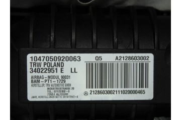 KIT AIRBAG MERCEDES-BENZ CLASE E (BM 212) LIM.