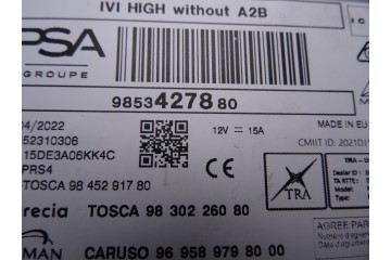 9853427880 SISTEMA NAVEGACION GPS PEUGEOT 308 (P5) ACTIVE PACK 2022 9853427880 209030 PEUGEOT - 1