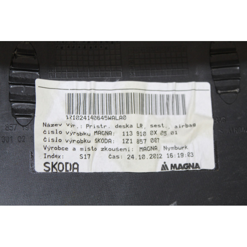  KIT AIRBAG SKODA OCTAVIA COMBI (1Z5) Ambition 2012 208112 SKODA - 6