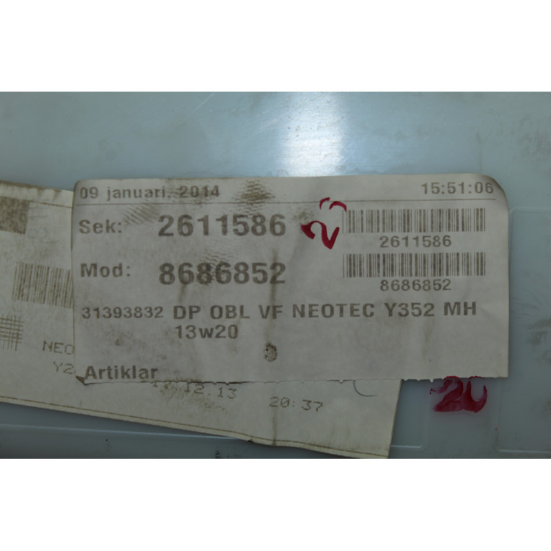  JUEGO ASIENTOS COMPLETO VOLVO V60 FAMILIAR Summum 2014 208179 VOLVO - 36