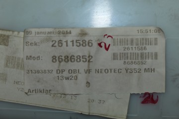  JUEGO ASIENTOS COMPLETO VOLVO V60 FAMILIAR Summum 2014 208179 VOLVO - 36