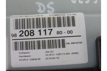 9820811780 CUADRO INSTRUMENTOS DS 3 CROSSBACK