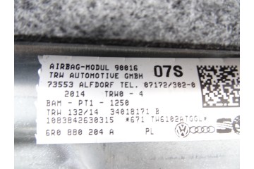  KIT AIRBAG VOLKSWAGEN POLO V (6C1) Comfortline 2014 211250 VOLKSWAGEN - 1