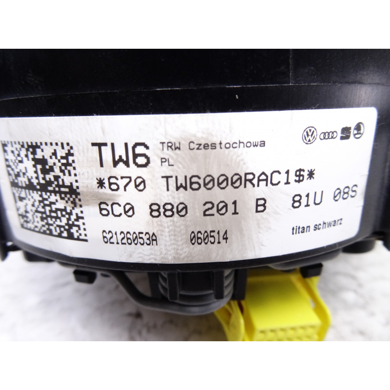  KIT AIRBAG VOLKSWAGEN POLO V (6C1) Comfortline 2014 211250 VOLKSWAGEN - 2