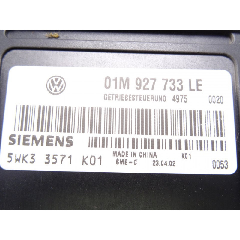 01M927733LE  CENTRALITA CAMBIO AUTOMATICO AUDI A3 (8L) 1.8 Ambiente 2002 01M927733LE 213246 AUDI - 1