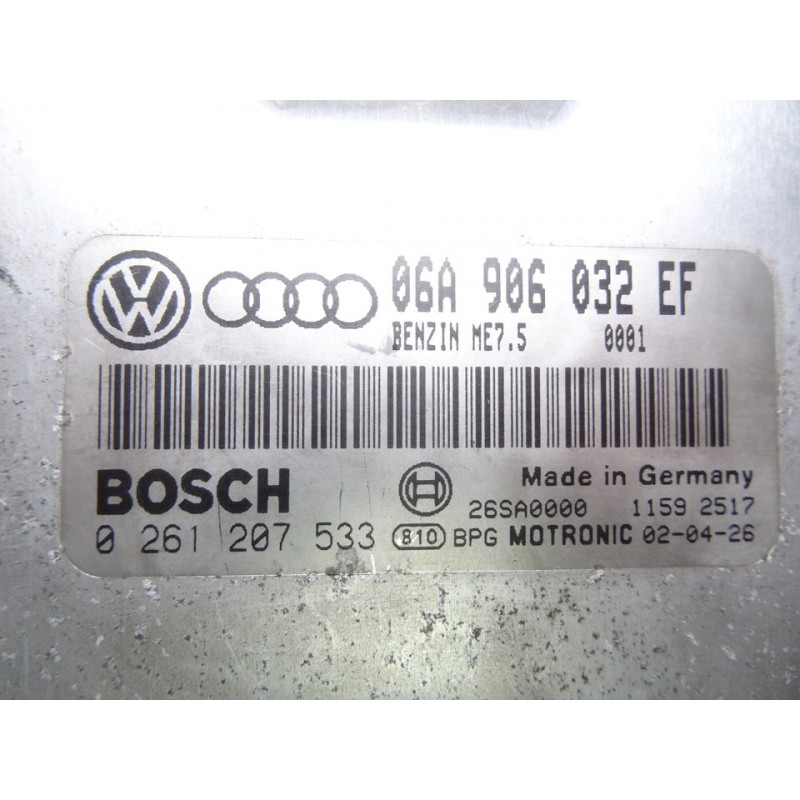 06A906032EF  CENTRALITA MOTOR UCE AUDI A3 (8L) 1.8 Ambiente 2002 06A906032EF 213247 AUDI - 1