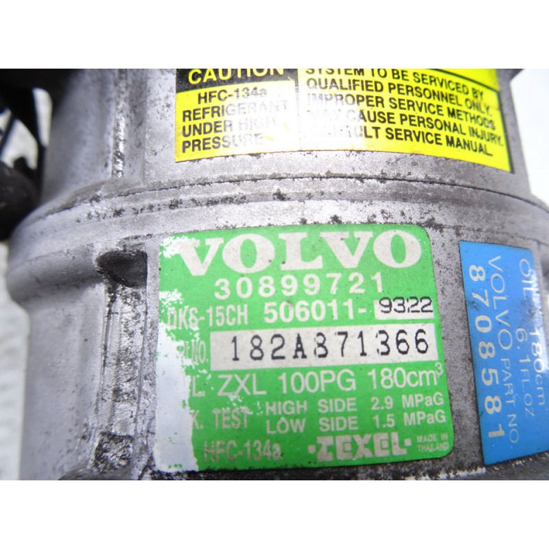 30899721 COMPRESOR AIRE ACONDICIONADO VOLVO S40 BERLINA