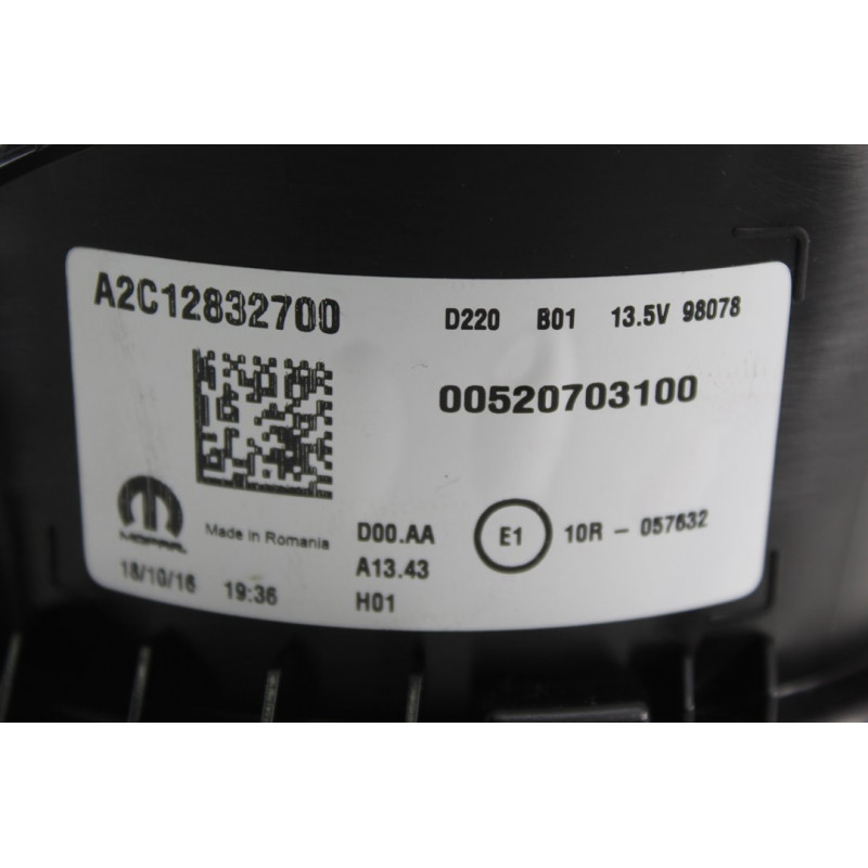 00520703100 CUADRO INSTRUMENTOS FIAT II TIPO (356) BERLINA Easy 2016 00520703100 213302 FIAT - 2