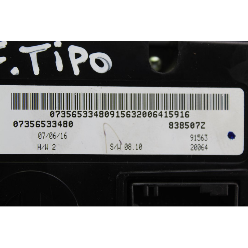 07356533480 MANDO CLIMATIZADOR FIAT II TIPO (356) BERLINA Easy 2016 07356533480 213304 FIAT - 3