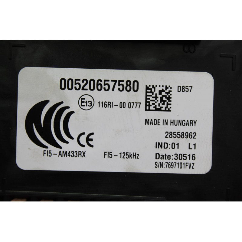 00520657580 CAJA RELES / FUSIBLES FIAT II TIPO (356) BERLINA Easy 2016 00520657580 213294 FIAT - 6