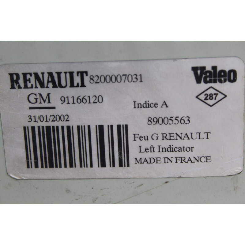  PILOTO DELANTERO IZQUIERDO RENAULT TRAFIC II COMBI 9 - plazas  (L2H1)  acristalado, Combi largo 2002 210856 RENAULT - 1