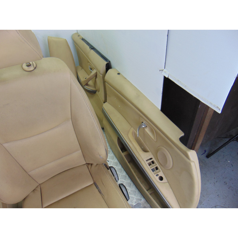 PIEL CAMEL JUEGO ASIENTOS COMPLETO BMW SERIE 3 TOURING (E91) 320d 2006 PIEL CAMEL 194937 BMW - 17