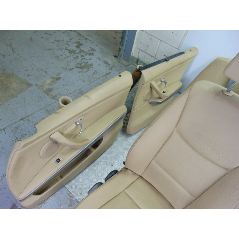 PIEL CAMEL JUEGO ASIENTOS COMPLETO BMW SERIE 3 TOURING (E91) 320d 2006 PIEL CAMEL 194937 BMW - 25
