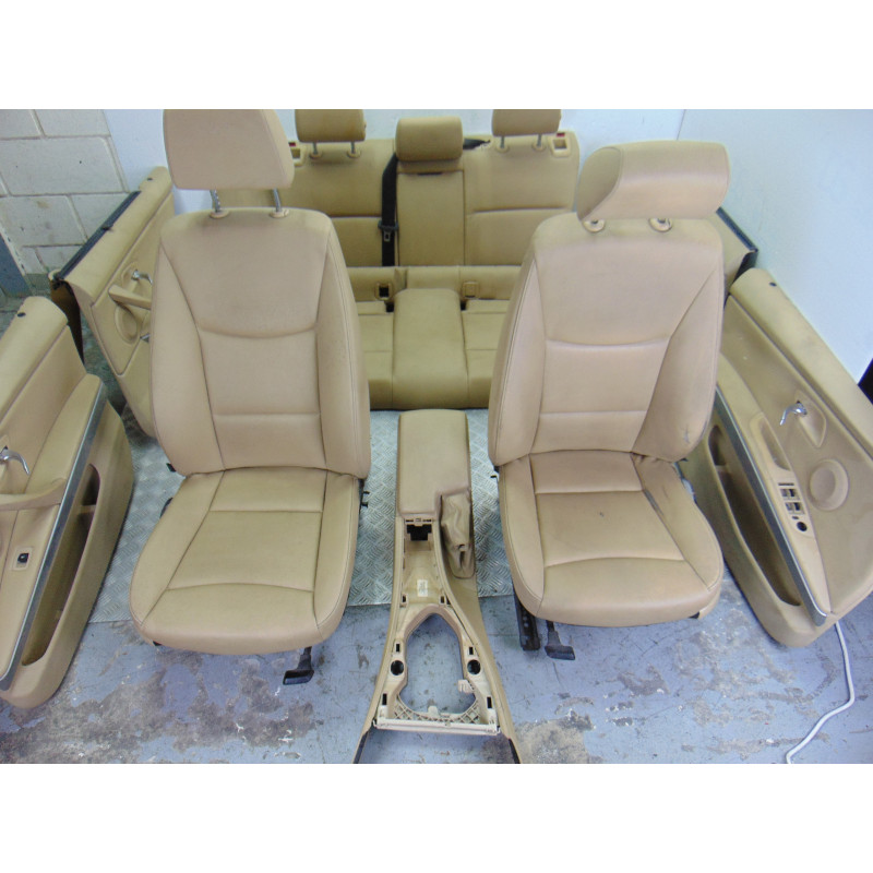 PIEL CAMEL JUEGO ASIENTOS COMPLETO BMW SERIE 3 TOURING (E91) 320d 2006 PIEL CAMEL 194937 BMW - 32