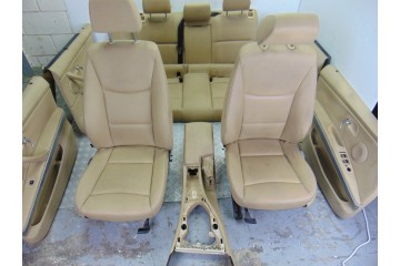 PIEL CAMEL JUEGO ASIENTOS COMPLETO BMW SERIE 3 TOURING (E91) 320d 2006 PIEL CAMEL 194937 BMW - 32
