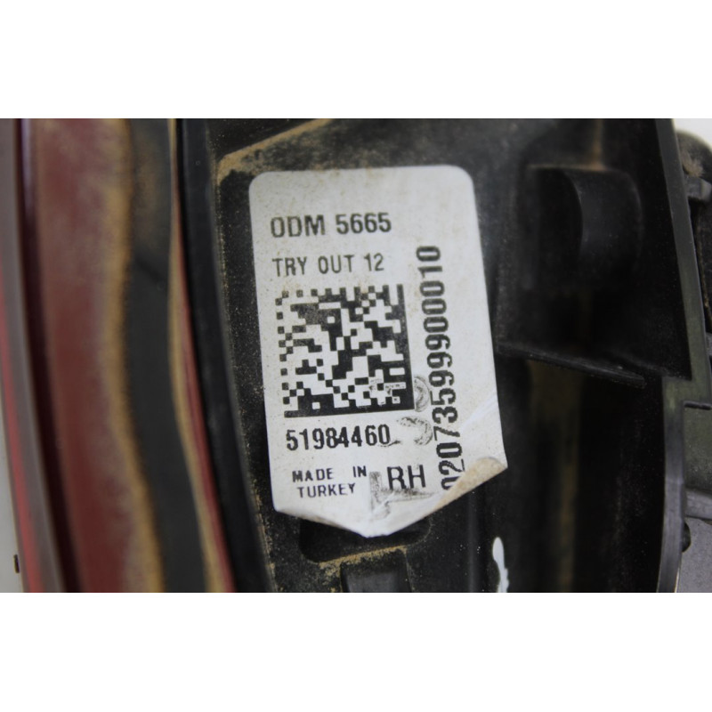 51984460 PILOTO TRASERO DERECHO INTERIOR FIAT II TIPO (356) BERLINA Easy 2016 51984460 213326 FIAT - 1