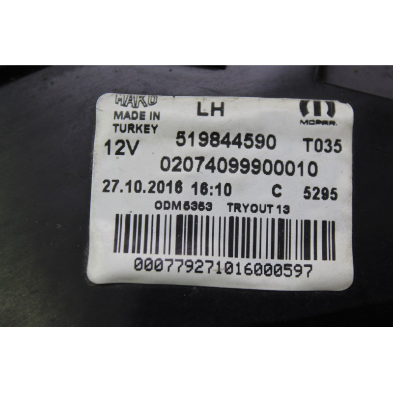 519844590 PILOTO TRASERO IZQUIERDO FIAT II TIPO (356) BERLINA Easy 2016 519844590 213327 FIAT - 2