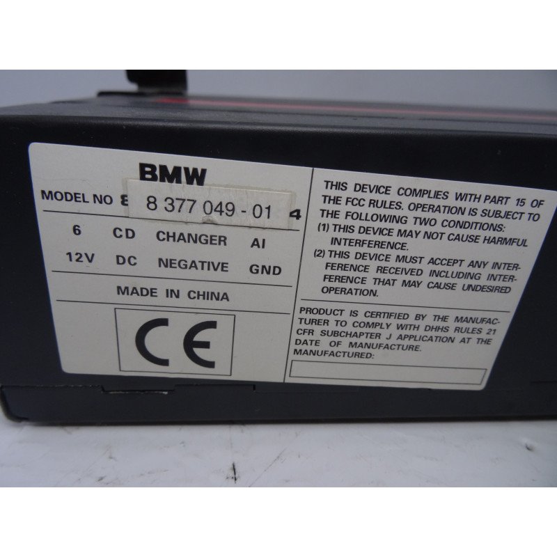837704901  SISTEMA AUDIO / RADIO CD BMW SERIE X5 (E53) 3.0i 2000 837704901 209775 BMW - 4