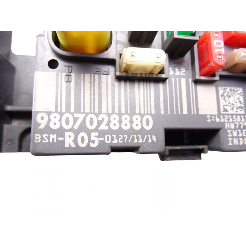 9807028880  CAJA RELES / FUSIBLES CITROEN BERLINGO COMBI X 2015 9807028880 212926 CITROEN - 1