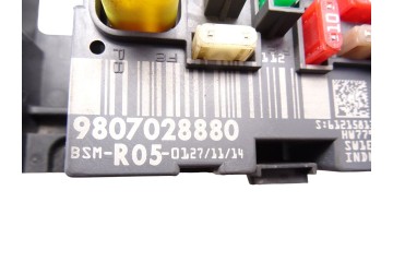 9807028880  CAJA RELES / FUSIBLES CITROEN BERLINGO COMBI X 2015 9807028880 212926 CITROEN - 1