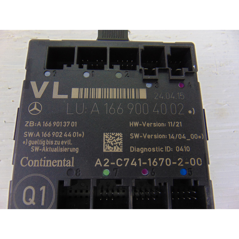 A1669004002 MODULO CONFORT MERCEDES-BENZ CLASE CLA (BM 117)