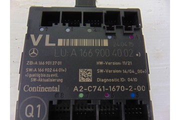 A1669004002 MODULO CONFORT MERCEDES-BENZ CLASE CLA (BM 117)