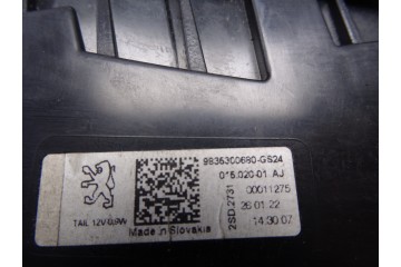 9835300680 PILOTO TRASERO IZQUIERDO INTERIOR PEUGEOT 308 (P5)