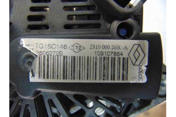 231000026R  ALTERNADOR RENAULT SCENIC III (JZ) Emotion 2009 231000026R 184907 RENAULT - 5