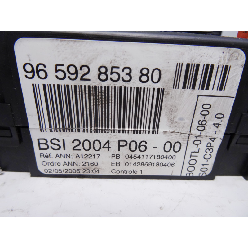 9659285380  CAJA RELES / FUSIBLES CITROEN C3 1.1 Collection 2006 9659285380 210098 CITROEN - 2