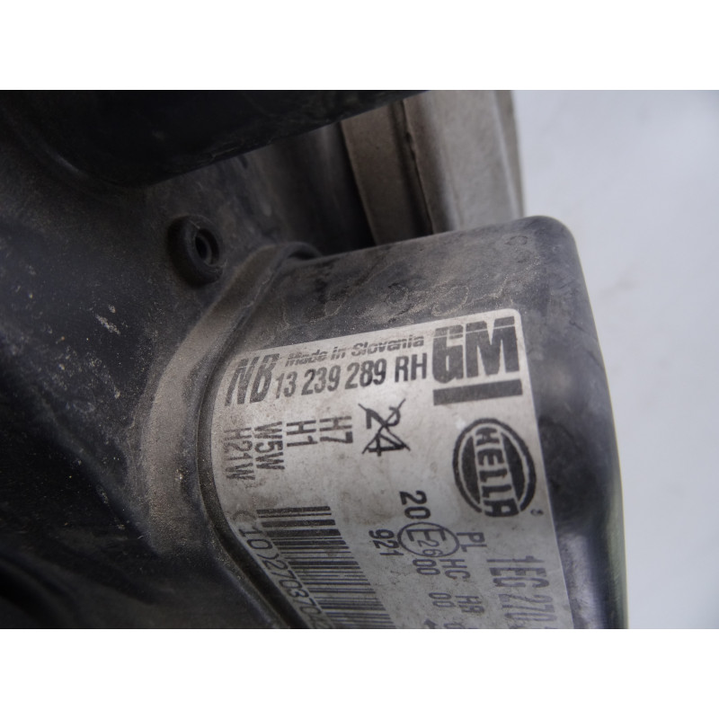 13239289 FARO DERECHO OPEL ASTRA H BERLINA