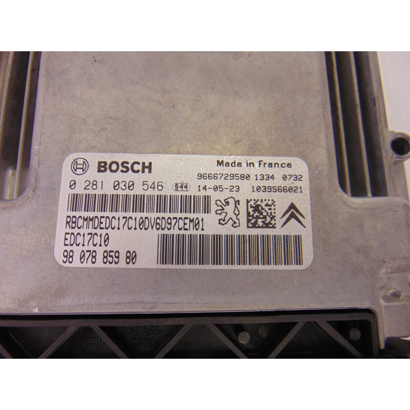 9807885980 CENTRALITA MOTOR UCE PEUGEOT PARTNER FURGÓN