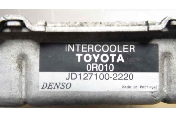 127100-2220 INTERCOOLER TOYOTA AVENSIS BERLINA (T25) 2.2 D-4D Clean Power Executive Berlina (5-ptas.) 127100-2220 173957 TOYOTA 