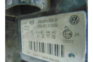 5M1941006B FARO DERECHO VOLKSWAGEN GOLF PLUS V (5M1) Highline 2008 5M1941006B 206458 VOLKSWAGEN - 1