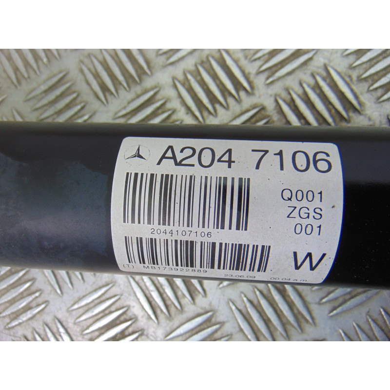 A2047106 TRANSMISION CENTRAL MERCEDES-BENZ CLASE GLK (BM 204) GLK 350 CDI 4-Matic (204.983) 2010 A2047106 196803 MERCEDES-BENZ -