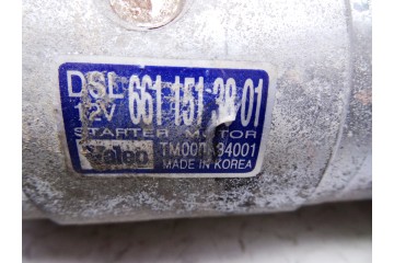 6611513801  MOTOR ARRANQUE SSANGYONG ACTYON 200 Xdi 2010 6611513801 209219 SSANGYONG - 1